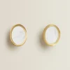 Oval Mother-Of-Pearl Door Knob (Pack Of 2)