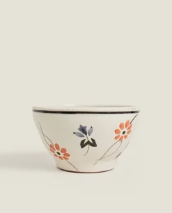 Painted Flower Bowl