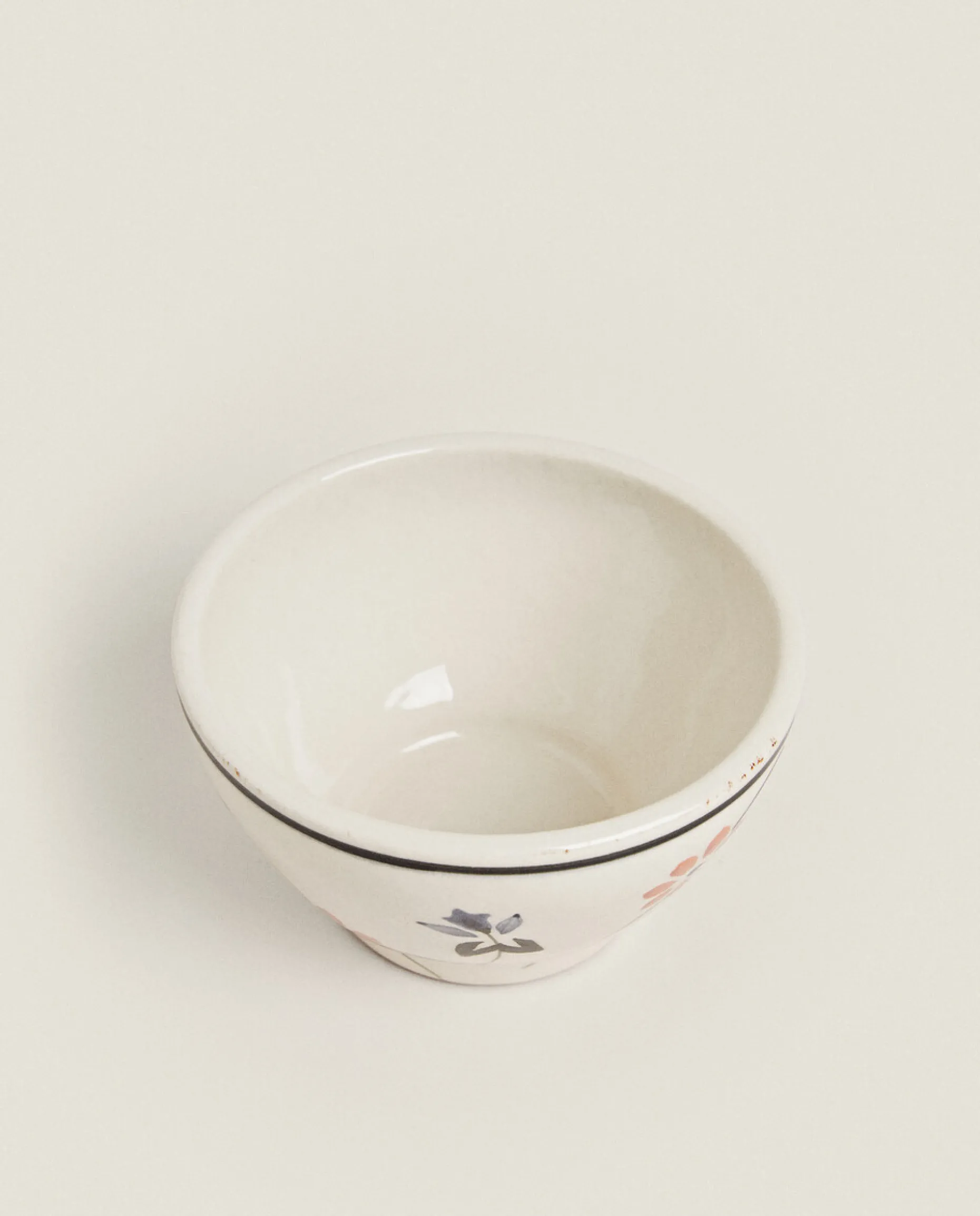 Painted Flower Bowl