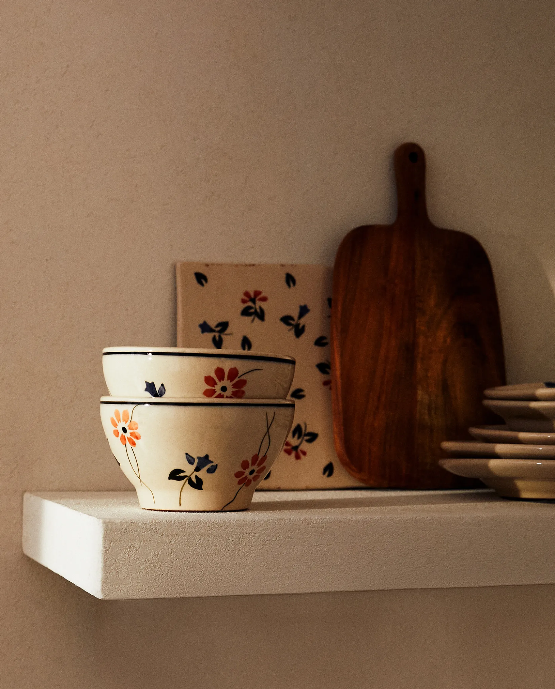 Painted Flower Bowl