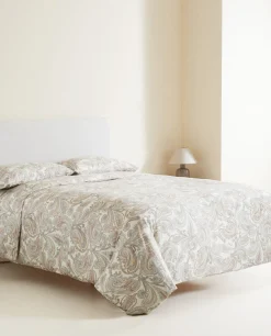 Paisley-Print Duvet Cover