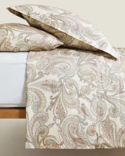 Paisley-Print Duvet Cover