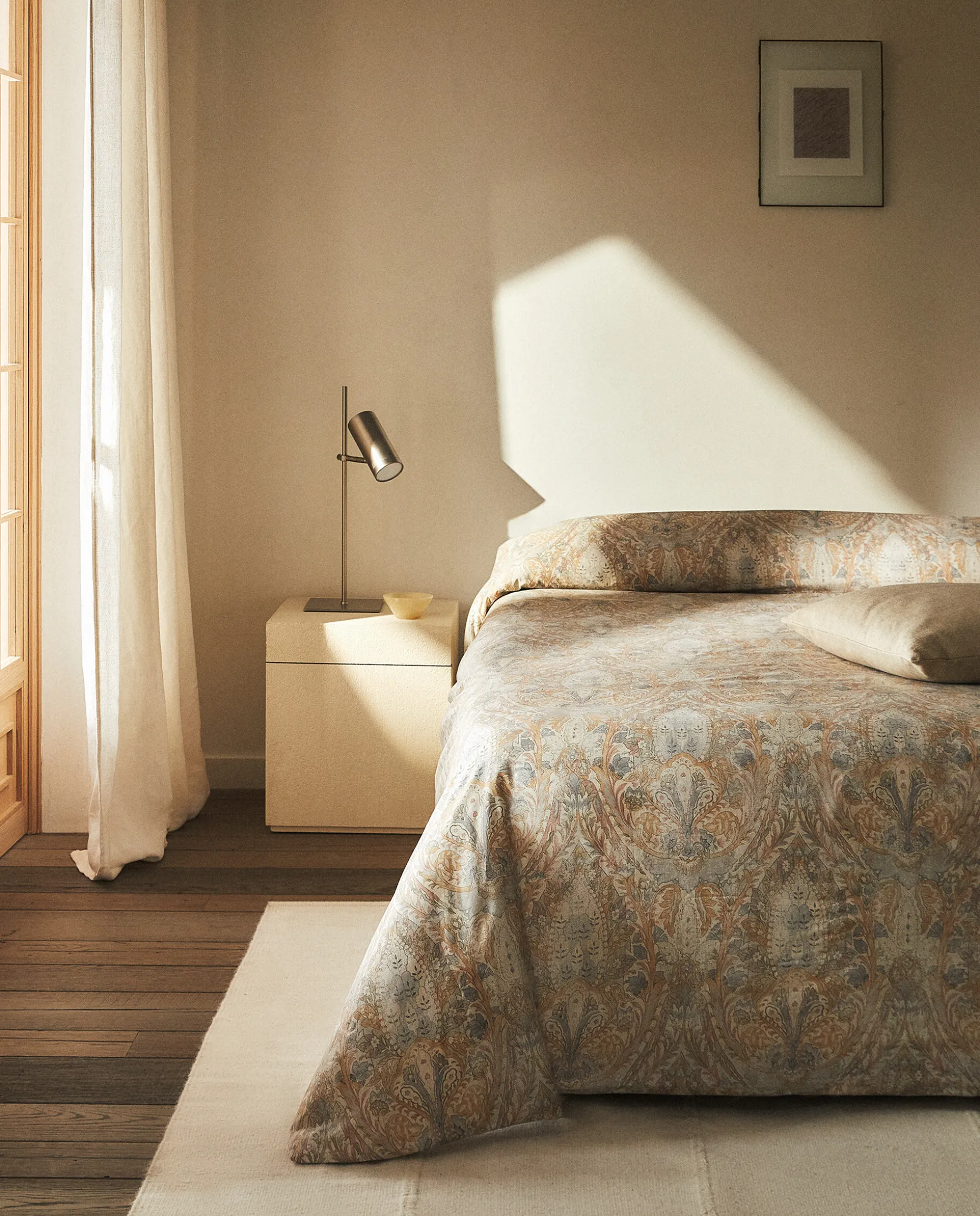 Paisley-Print Duvet Cover