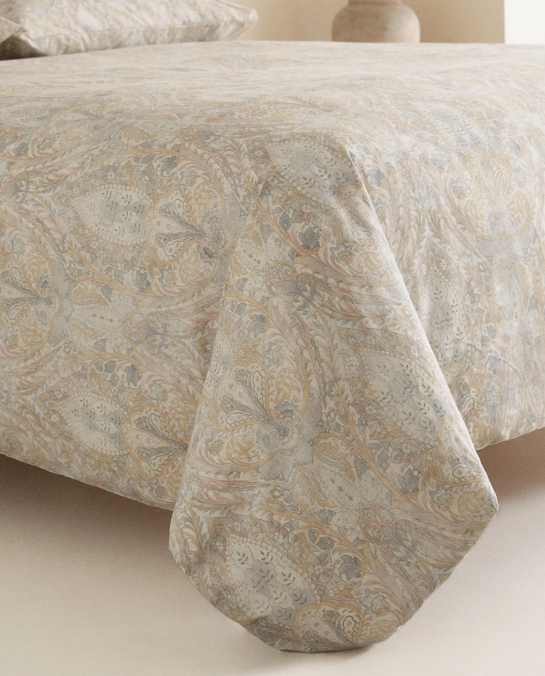 Paisley-Print Duvet Cover