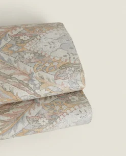 Paisley-Print Flat Sheet