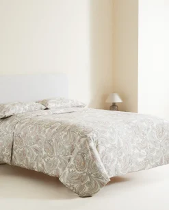 Paisley-Print Flat Sheet
