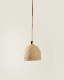 Papier-Mache Ceiling Lamp