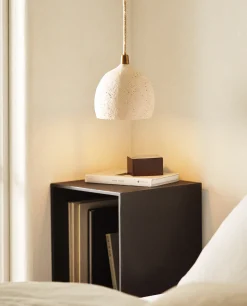 Papier-Mache Ceiling Lamp
