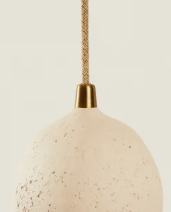 Papier-Mache Ceiling Lamp