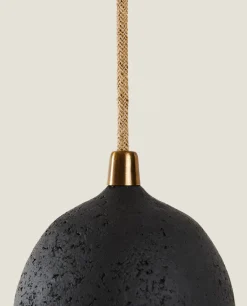 Papier-Mache Ceiling Lamp