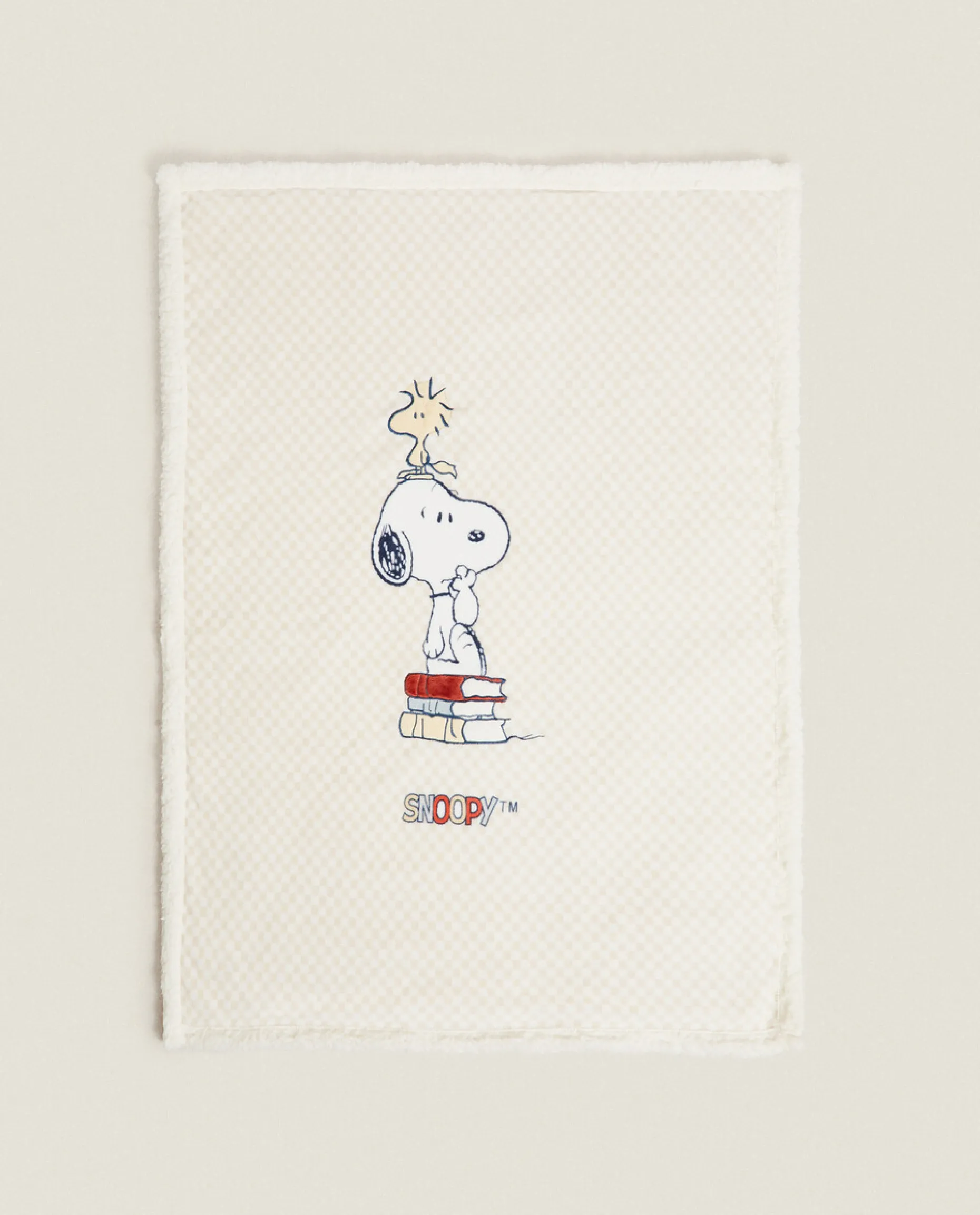 Peanuts™ Faux Shearling Blanket