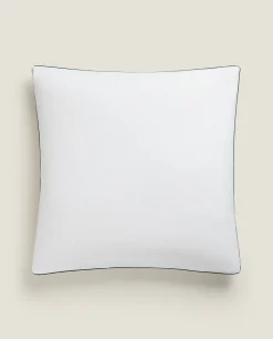 Pillowcase With Colored Piping Detail