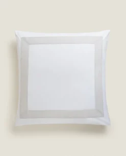 Pillowcase With Linen Border