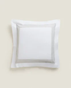 Pillowcase With Linen Border