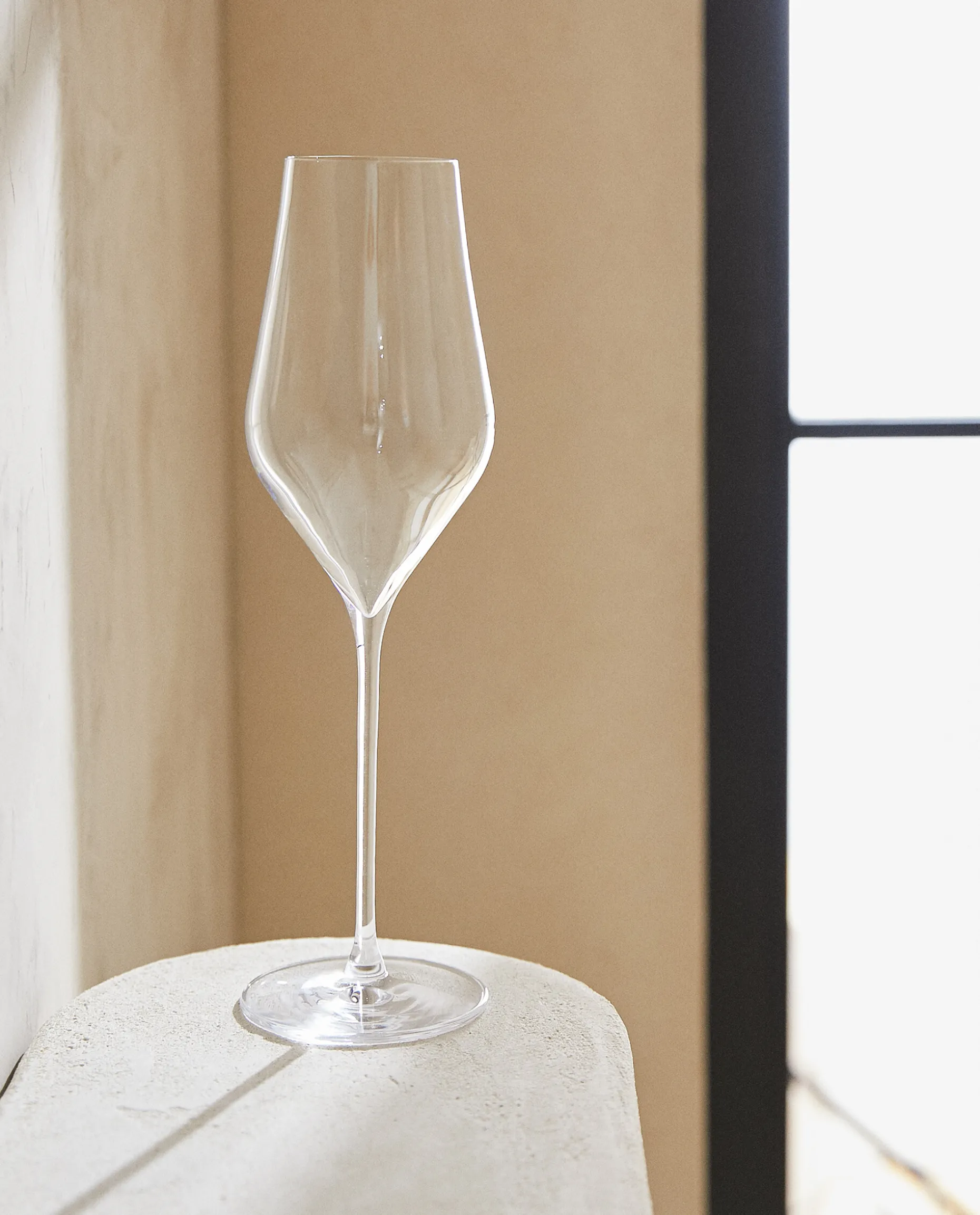 Plain Crystalline Sparkling Wine Flute