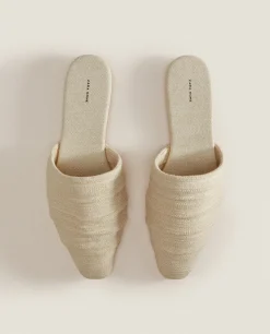 Pleated Mules