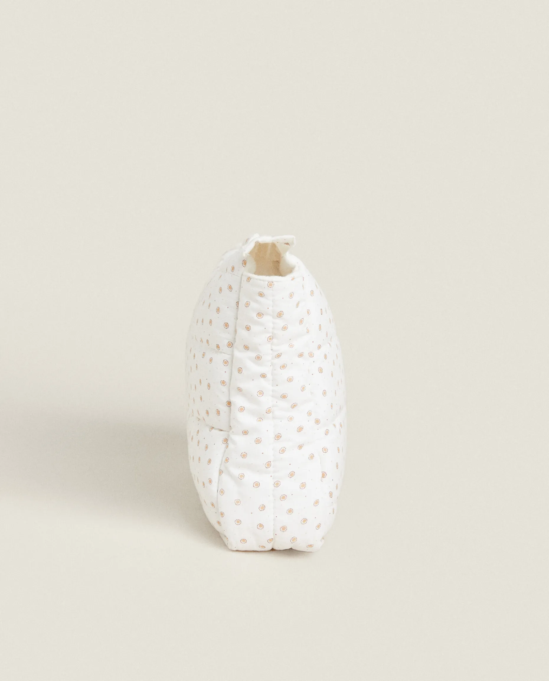 Polka Dot Cotton Toiletry Bag
