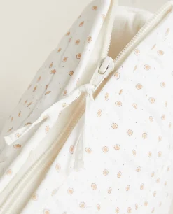 Polka Dot Cotton Toiletry Bag