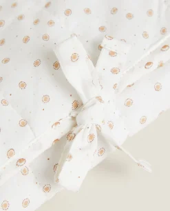 Polka Dot Muslin Wipe Holder