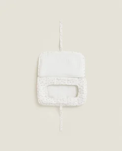 Polka Dot Muslin Wipe Holder