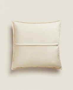 Quilted Dotted Throw Pillow Cover