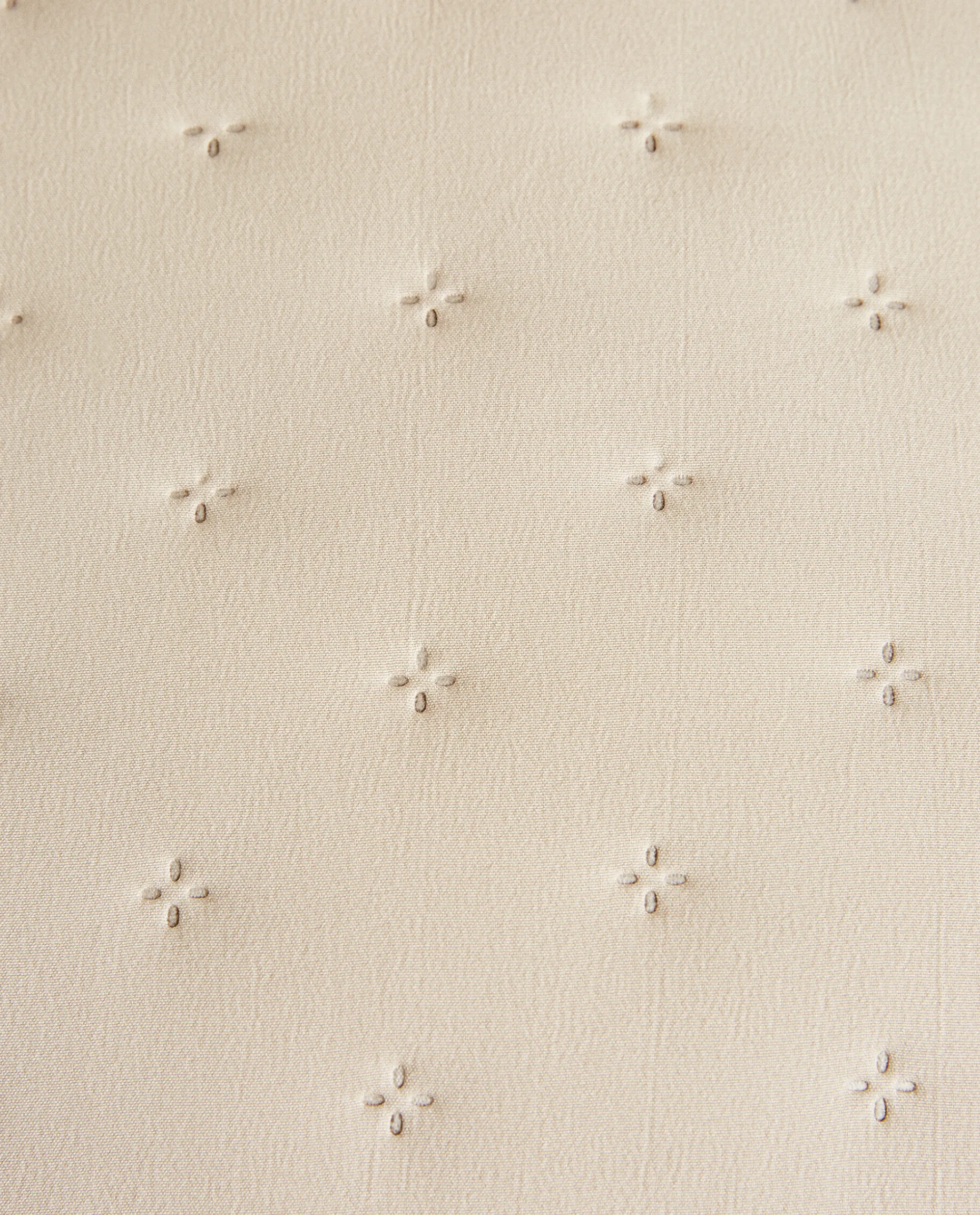 Quilted Dotted Throw Pillow Cover