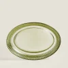 Raised Design Glass Soap Dish