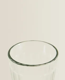 Raised Design Glass Tumbler