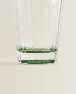 Raised Design Glass Tumbler