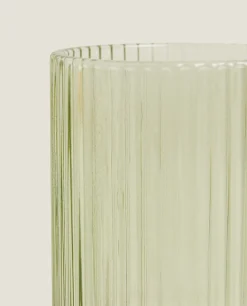 Raised Design Glass Tumbler