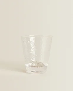 Raised Design Glass Tumbler