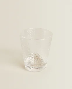 Raised Design Glass Tumbler