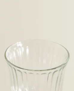 Raised Design Wine Glass
