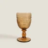 Raised Design Wine Glass