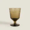 Raised Design Wine Glass