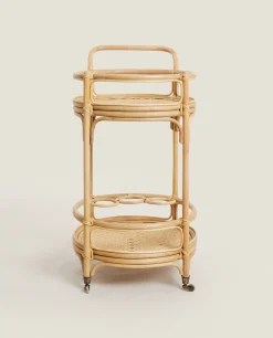 Rattan Trolley
