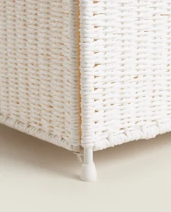 Rectangular Chest With Fabric Lining