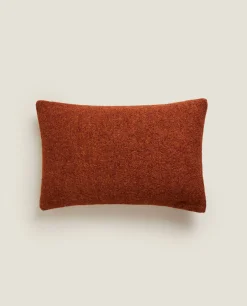Rectangular Wool Throw Pillow Cover