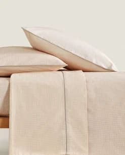 Reversible Gingham Duvet Cover