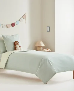 Reversible Gingham Duvet Cover