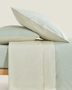 Reversible Gingham Duvet Cover