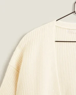 Ribbed Cashmere Jacket