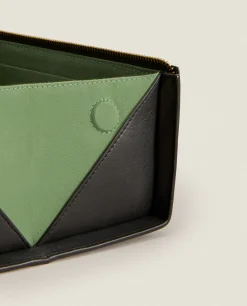 Rigid Leather Cosmetic Bag