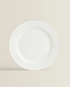 Rimmed Bone China Dinner Plate