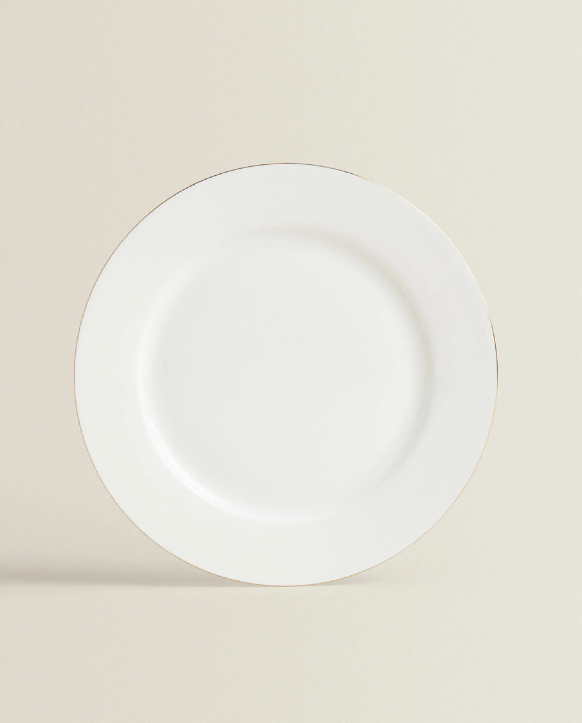 Rimmed Bone China Dinner Plate