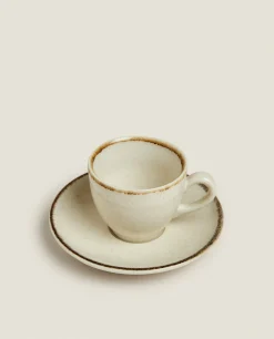 Rimmed Coffee Cup