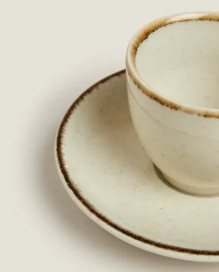 Rimmed Coffee Cup