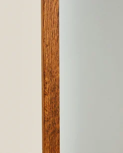 Round Full-Length Mirror With Frame