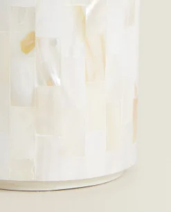 Round Mother-Of-Pearl Dispenser