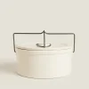 Round Stoneware Jar